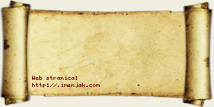 Bojana Galjković vizit kartica